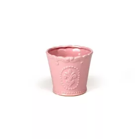 Bourbon kerámia kaspó rózsaszín 12,5x11cm