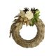 2025 Díszített szalma koszorú 15 cm