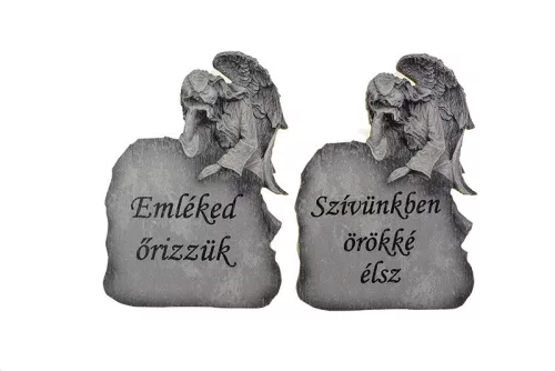 Fa tábla-Kőtáblán könyöklő angyal több féle