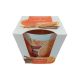 Bartek dekorált Cinnamon&orange illatos paraffin pohár 115 g