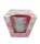 Bartek dekorált Powder pink Peony illatos paraffin pohár 115 g