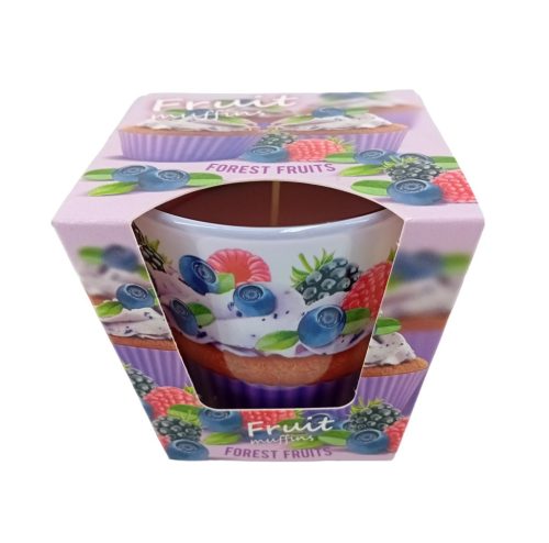 Bartek Fruits muffin forest fruits  illatos paraffin pohár 115 g