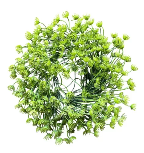 Koszorú selyemvirág 28cm zöld