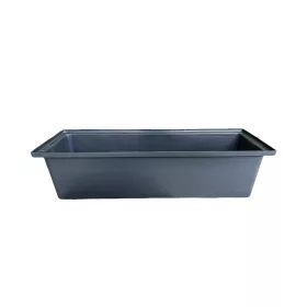 Balkonláda műanyag 42x15x11cm sötétszürke