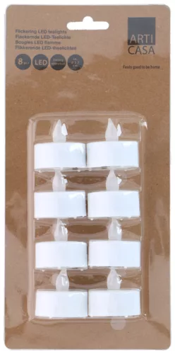 Teamécses LED 8db 3,7x3,7x3,7cm Arti Casa 
