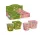 Bartek dekorált Floral garden Liminous green  illatos paraffin pohár 115 g