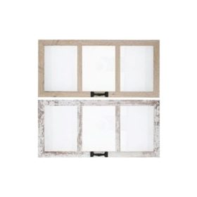 Képkeret fa 51x24cm 3 képhez