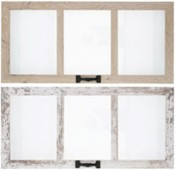 Képkeret fa 51x24cm 3 képhez