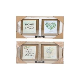 Képkeret  fa 35x24cm 4 képhez