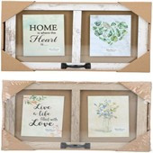 Képkeret  fa 35x24cm 4 képhez