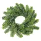 Koszorú selyemvirág fenyő 23cm zöld