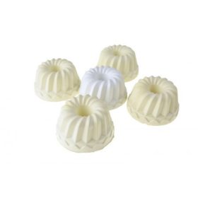 Dekor kuglóf 4x3cm 5db/cs sárga