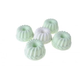 Dekor kuglóf 4x3cm 5db/cs zöld