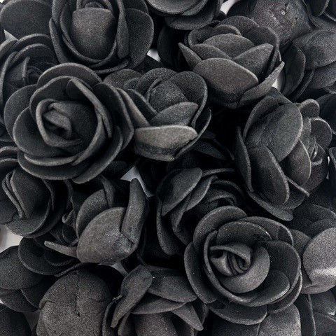 Polifóm habrózsa fej 3cm 500db/cs fekete