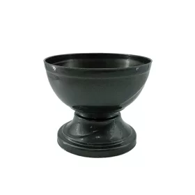 Tál plasztik talpas fekete 15cm