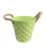 Kaspó fém 18x17cm - menta