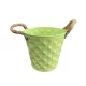 Kaspó fém 18x17cm - menta