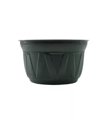 Tál plasztik 13cm trójkat szürke