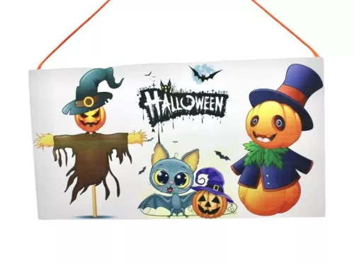 Fatábla N.halloween - madárijesztő