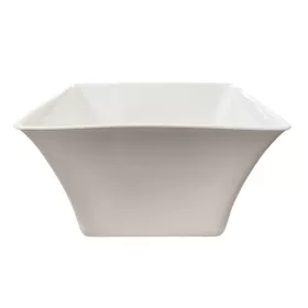 Tál plasztik  szögletes 15cm fehér