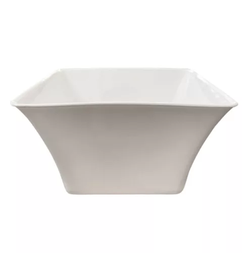 Tál plasztik  szögletes 15cm fehér