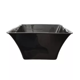 Tál plasztik  szögletes 15cm fekete