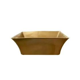 Tál plasztik  szögletes 25cm arany