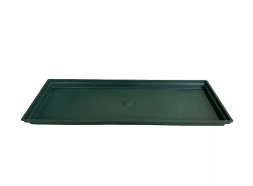 Balkonalátét 42x16 cm zöld