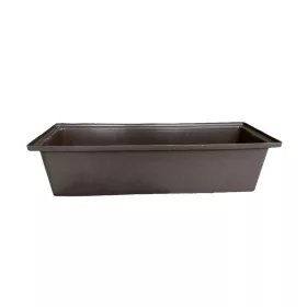 Balkonláda műanyag 42x15x11cm sötétbarna