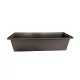 Balkonláda műanyag 42x15x11cm sötétbarna