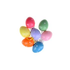   Műanyag tojás 9x12cm pöttyös több szín válaszható/db 