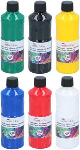 Tempera 250ml 6színből válaszható
