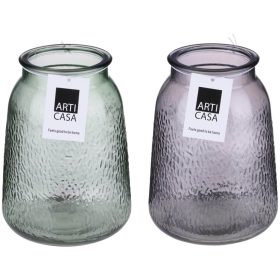 Üveg váza 2 féle 13x18cm