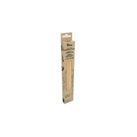 Szívószál bambusz tisztító kefével 2cm 9 db