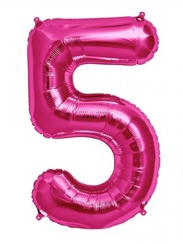 Fólia lufi számos 5-ös rózsaszín 26x50cm