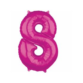 Fólia lufi számos 8-as rózsaszín 33x47cm