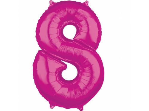 Fólia lufi számos 8-as rózsaszín 33x47cm