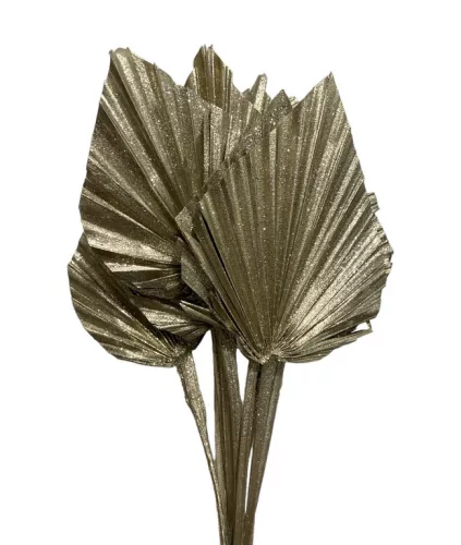 Pálmalevél közép pezgő&glitter 55cm 140g