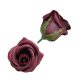 Szappanrózsa fej 7,5x6 cm bordó