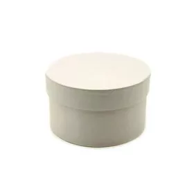 Papírdoboz kerek 10x5,5 cm krém 