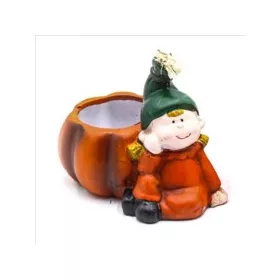 Figura kaspóval 15x10x12,5cm