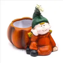Figura kaspóval 15x10x12,5cm