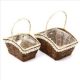 Virágkosár szett 2db 22,5x16x28cm :20x13x22cm