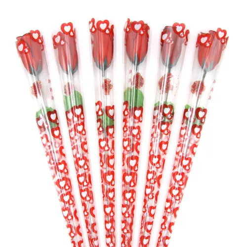 Rózsaszál díszcsomagban 60cm