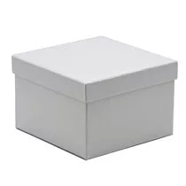 Papírdoboz négyzet 15x15x10cm - fehér