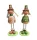 Álló  fa figura 14x5 cm  fiú vagy lány