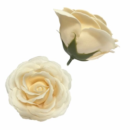 Szappanrózsafej 7,5x6 cm krém