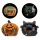Halloween figura színes LEDES 12,5x4,5 cm 2 féle/db