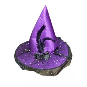Boszorkánykalap lila 39 cm 