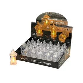 Lámpás LED-es meleg fényű 9cm